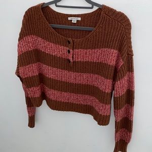 Cropped American Eagle Sweater